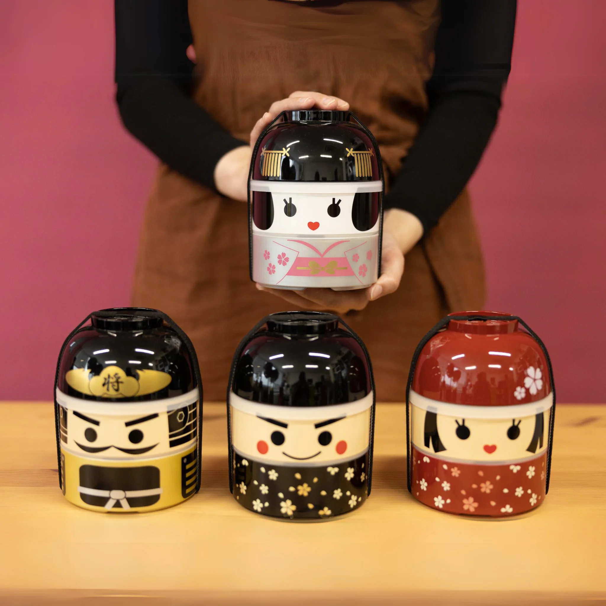 Big Kokeshi Bento Maihime 1200mL - Image 4