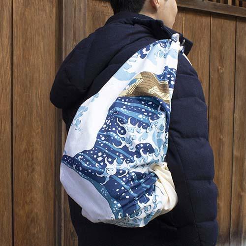 Art Furoshiki 104cm | The Great Wave off Kanagawa - Image 4