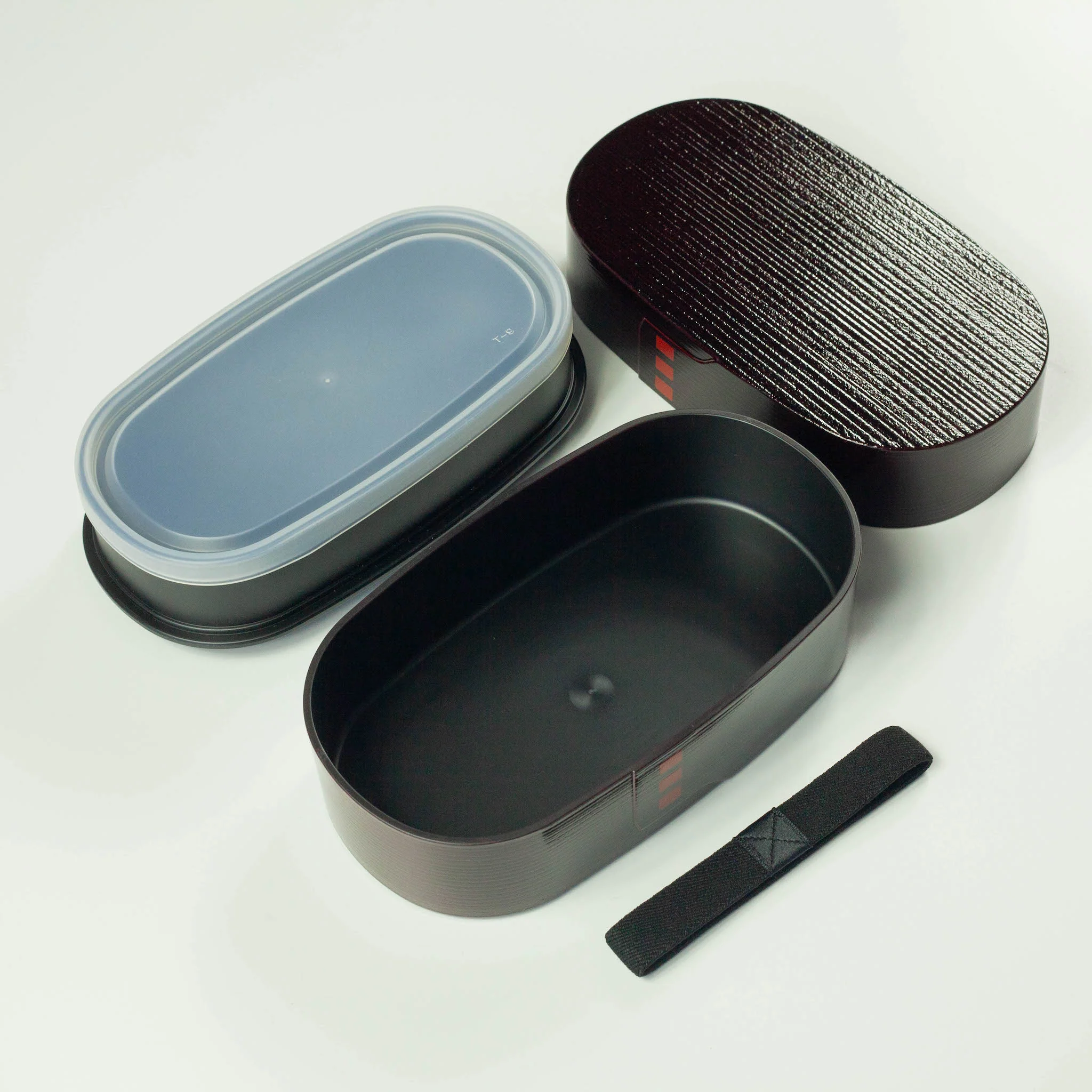 Nuri Wappa Wood Tone Bento Box | Dark Wood 900mL - Image 3