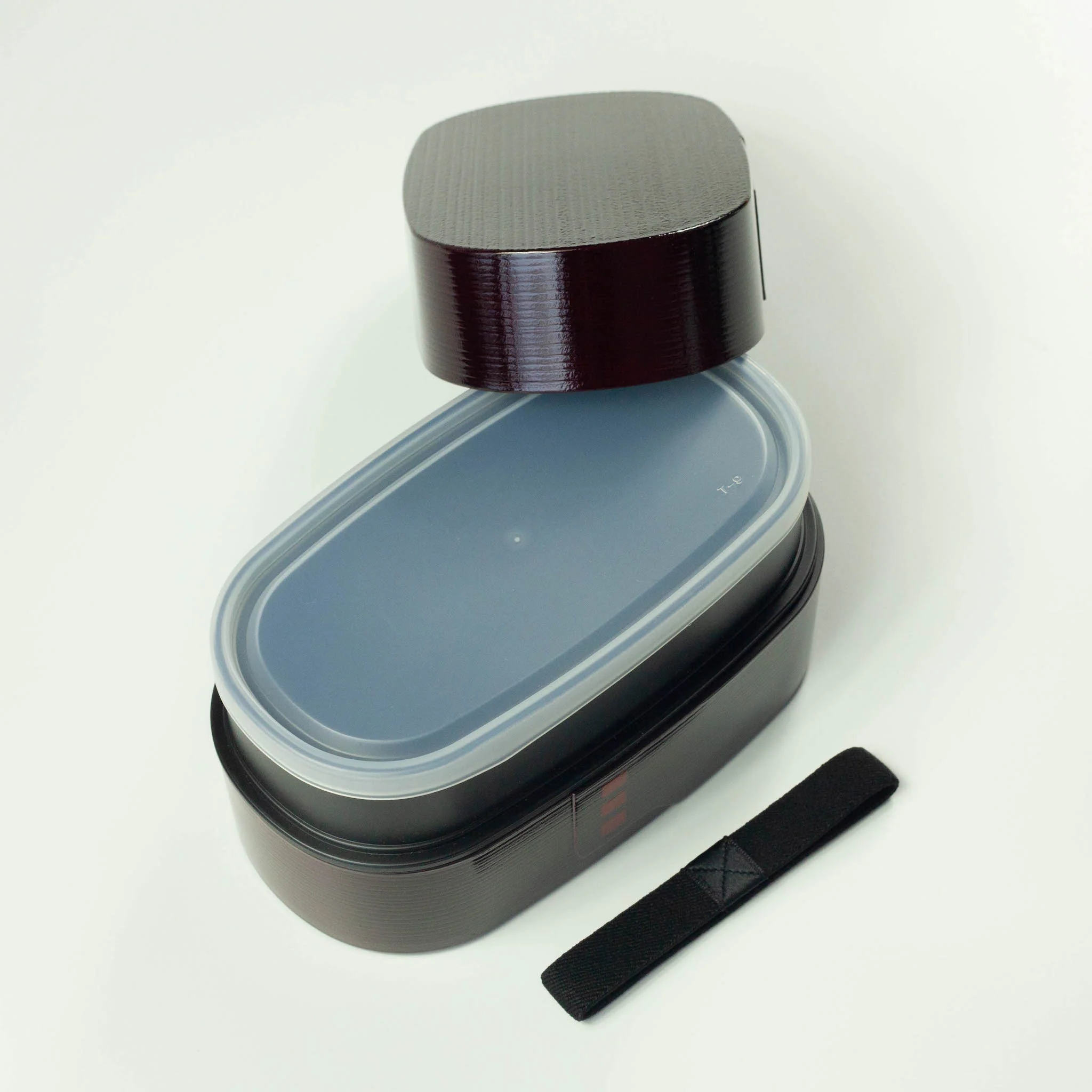 Nuri Wappa Wood Tone Bento Box | Dark Wood 900mL - Image 4