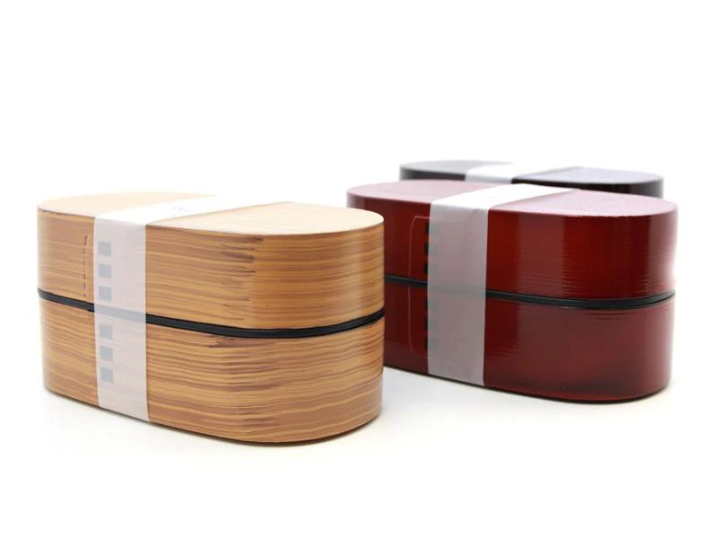 Nuri Wappa Wood Tone Bento Box | Dark Wood 900mL - Image 7