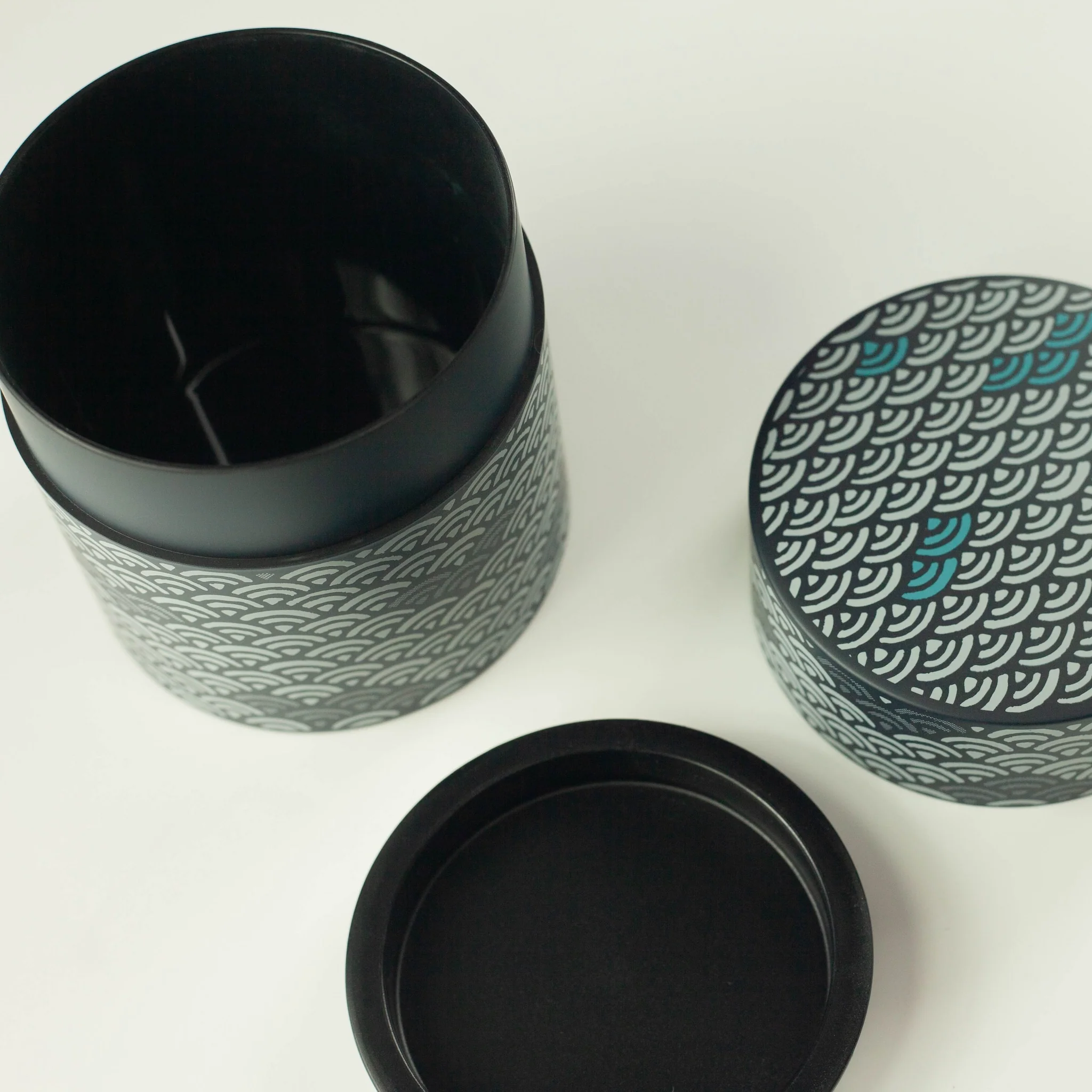 Seigaiha Navy Tea Canister | Small (350mL) - Image 3