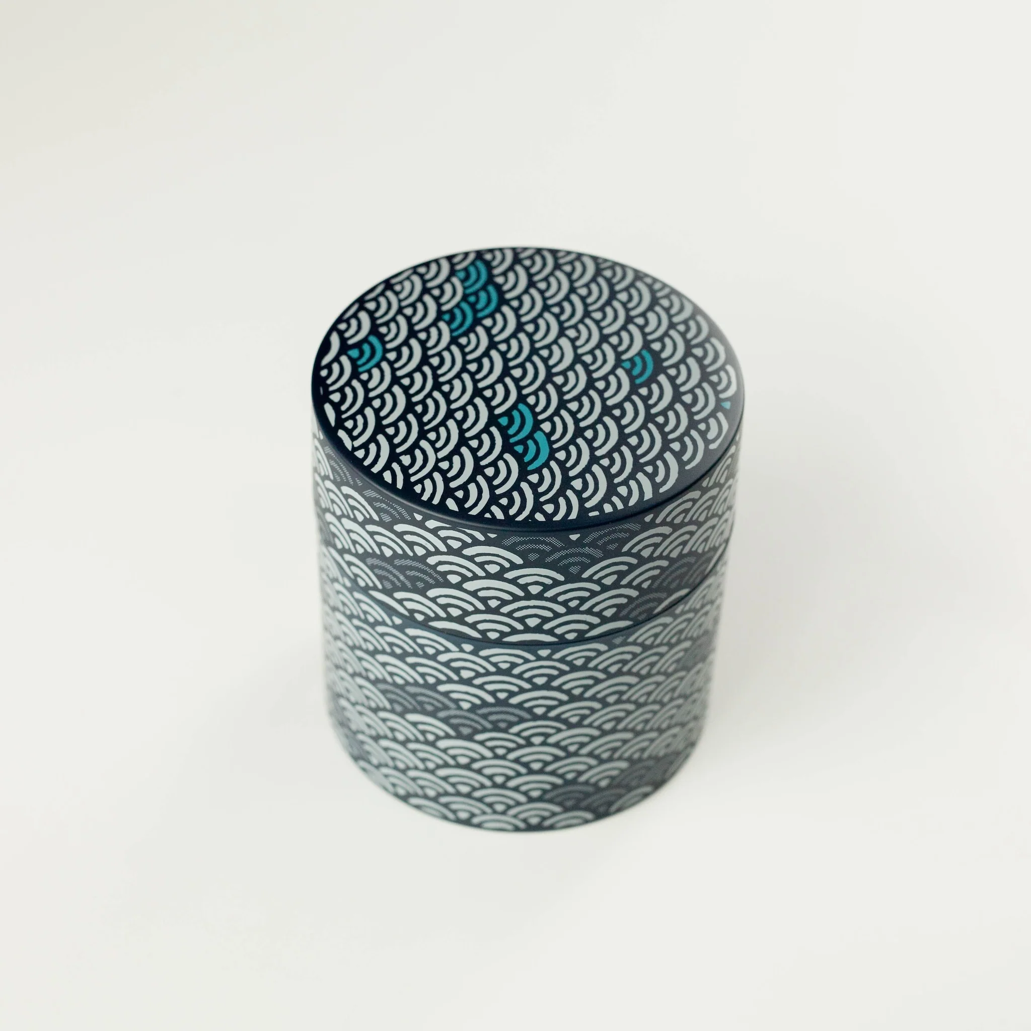 Seigaiha Navy Tea Canister | Small (350mL) - Image 5