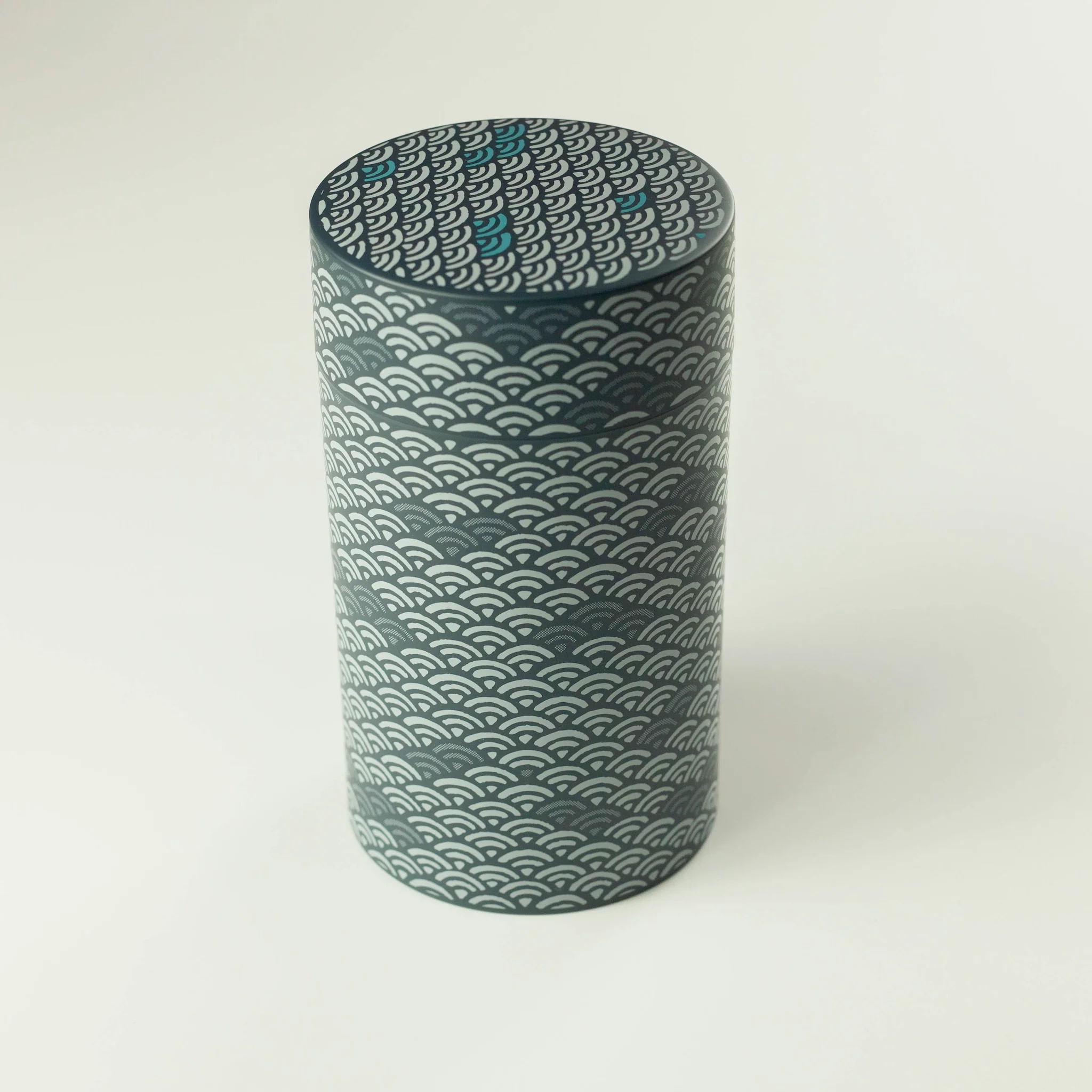 Seigaiha Navy Tea Canister | Large (650mL) - Image 3