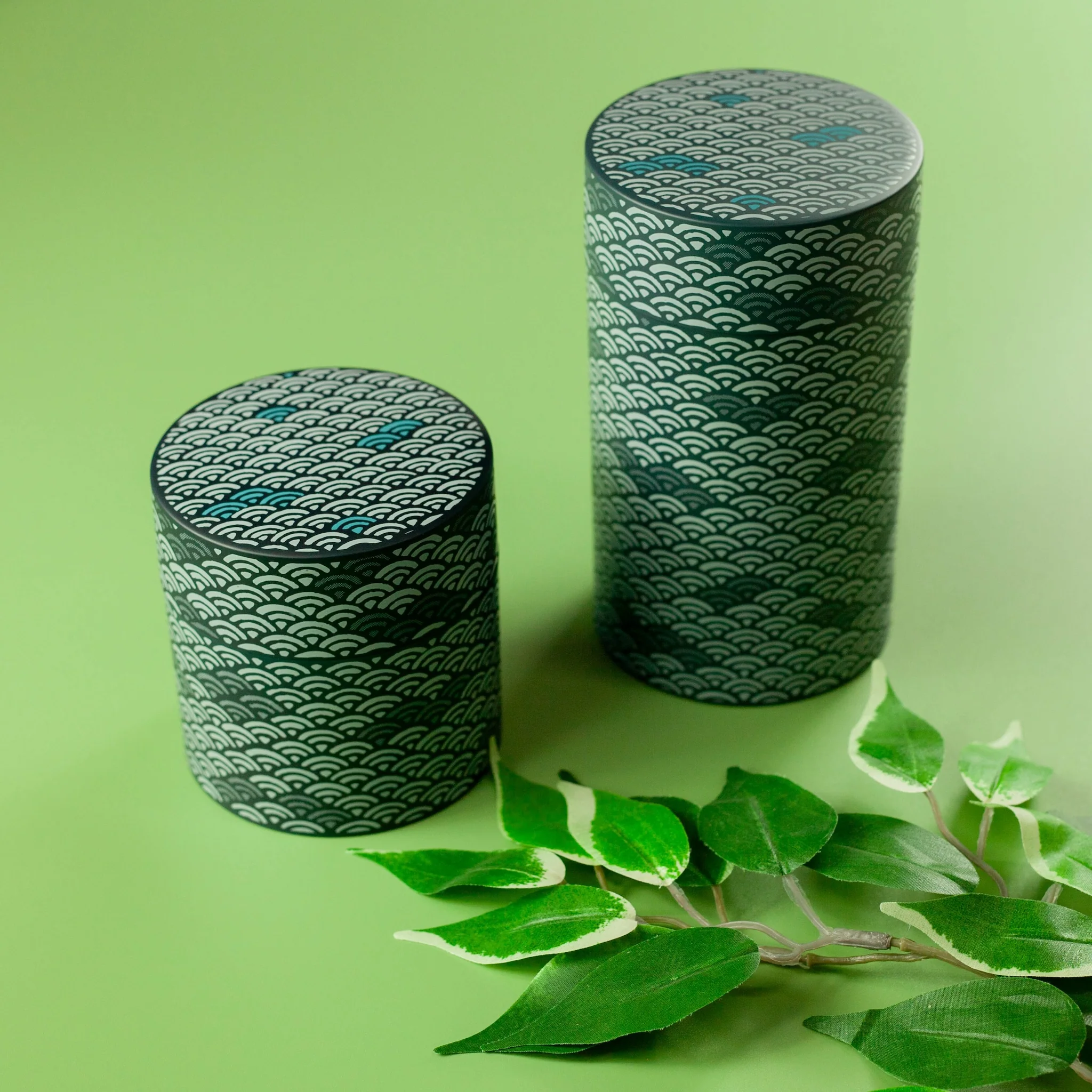 Seigaiha Navy Tea Canister | Large (650mL) - Image 5