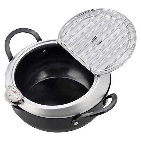 Tempura Fry Pot with Lid and Thermometer - Image 5