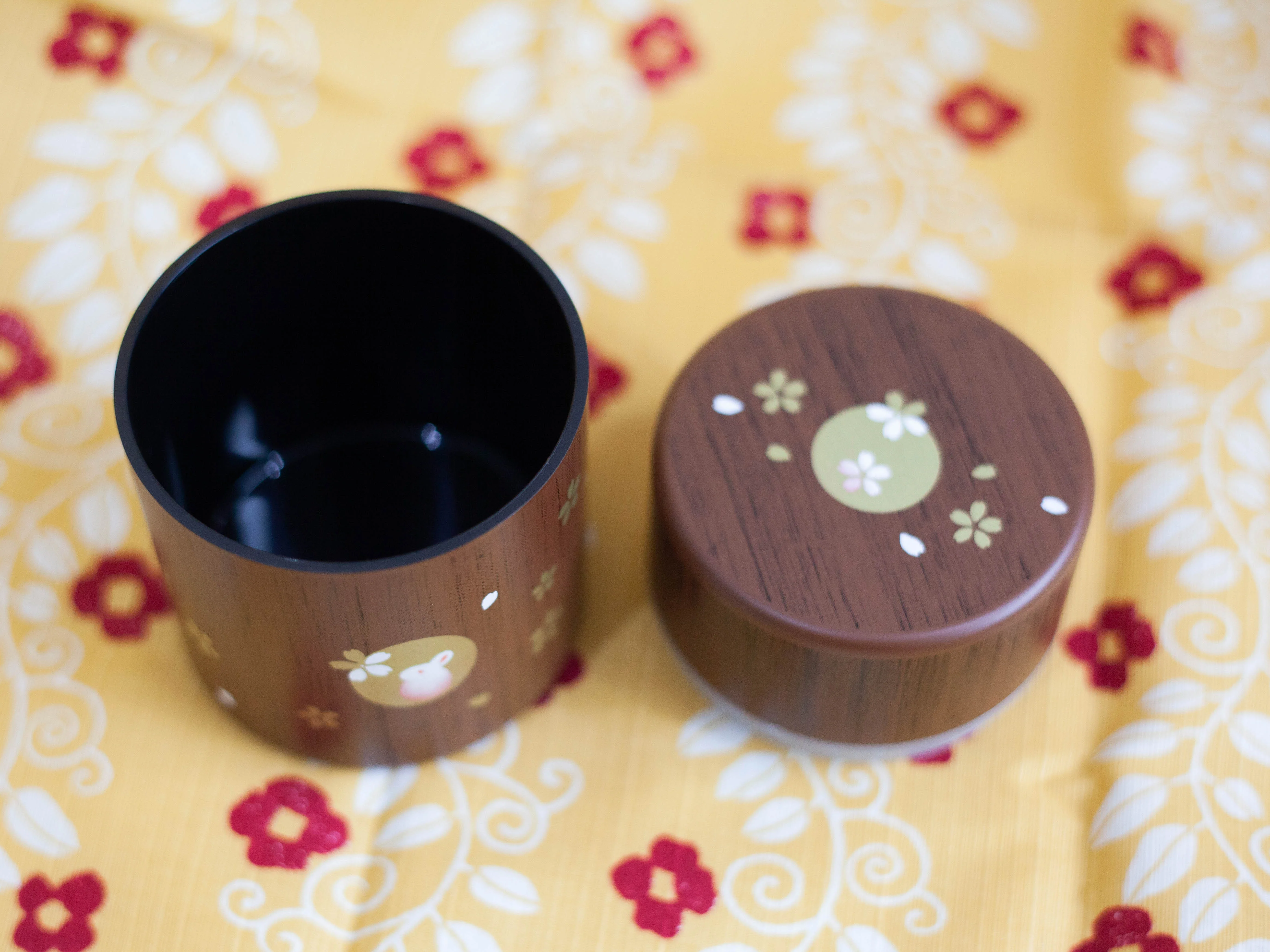 Usagi Woodgrain Tea Canister | Small (250mL) - Image 8